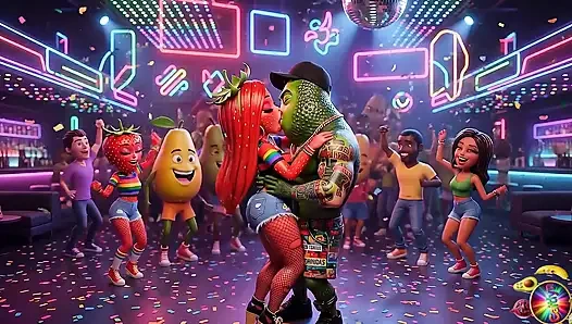 Bölüm 5 - sevimli çilek kız ve tatlı Avokado adam nazik anları paylaşıyor yapay zeka hentait