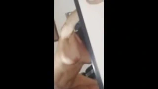 Aynada 3 cums.in boşanmış üvey