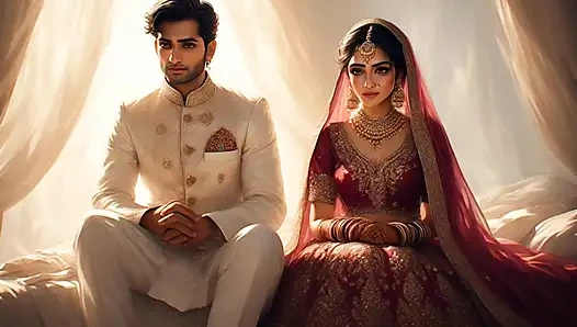 Hintli bir çiftin gece geç saatlerde arzuları - Hintli bir kızın derin romantik Hintçe ses kaydı