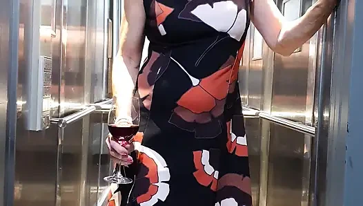 Tits and cock in hotel elevator