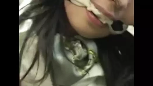 eşarp gagged boyun eşarp