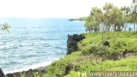 Büyük memeli esmer Alexis Amore tüm deliklerini parçalıyor!