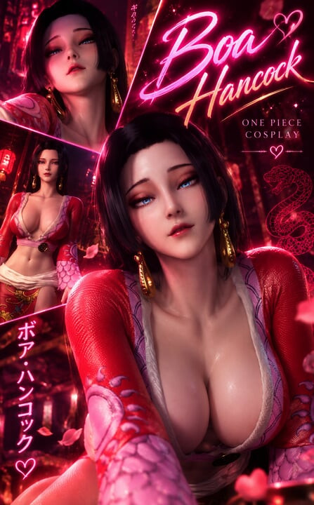 Boa Hancock Mero Mero'ya Uğruyor - One Piece Cosplay