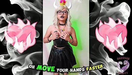 Tanrıça Rarity senin için bowsette olarak soyunuyor