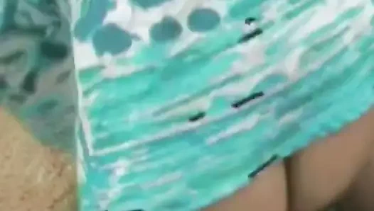 Tombul bir kadın tarafından eşi ile bir açık hava seks oturumu