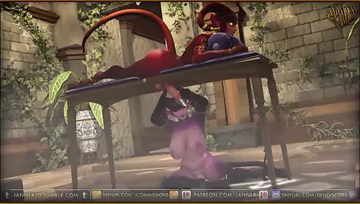 Spa günü (janner3d futanari)