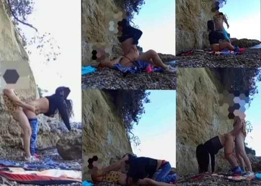 Görülme riski altında plajda seks