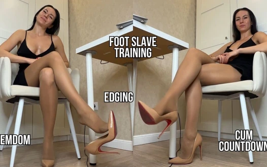 Ayak kölesi eğitimi: yok sayma ve yüksek topuklu ayakkabılara tapma