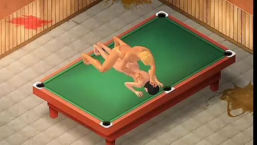 Oyunu kaybetti ve bana götünü ve amcığını veriyor