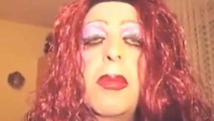 Mandy Smoking Drag Queen