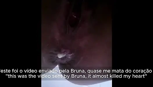 Bruna Silva ateşli evli kadın - çalışırken evde yiyici çağırdı - İngilizce ve Portekizce altyazılı