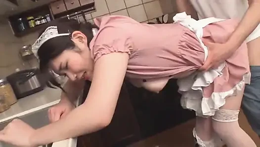 Ryoka Sakurai Seksi Hizmetçi Vücut anında Tutku Hizmeti