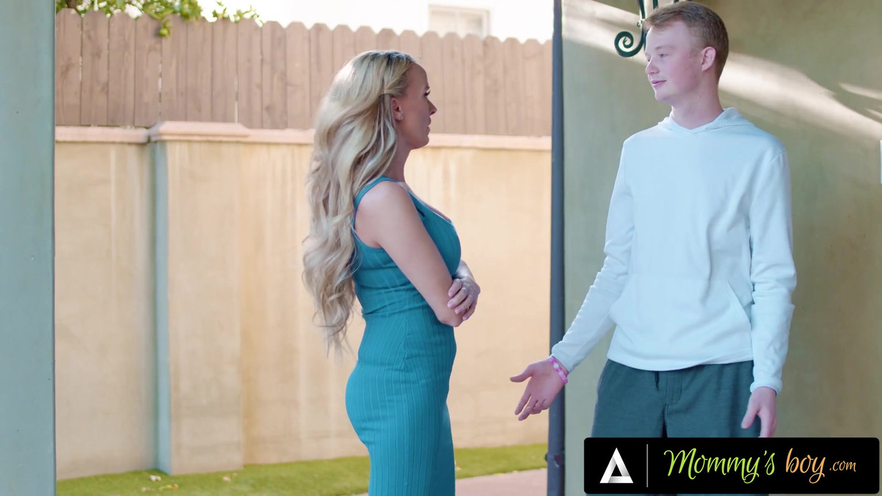 MOMMY'S BOY - Hung Guy Gets Disciplined In FFM 3-Way By His Stepmom And His Sexy Neighbor