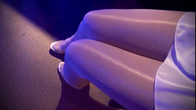 My Hot Legs In Sheer Glossy And sheer Pantyhose Layers