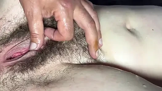 Aman Tanrım, burası doğru delik değil!!! Baba, o benim için çok büyük!! İnanılmaz anal squirt!