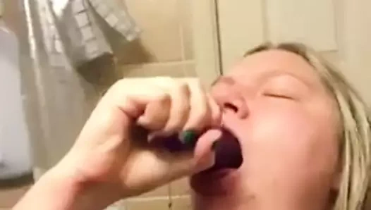 Kate derin boğaz eğitim çift yapay penis