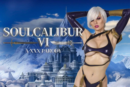 VRCosplayx Kenzie Taylor, SOULCALIBUR'un IVY VALENTINE rolünde güçlü kılıcını çağırıyor