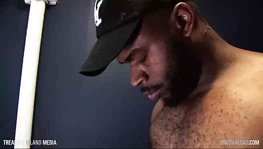 10 inçlik tüylü siyah adam