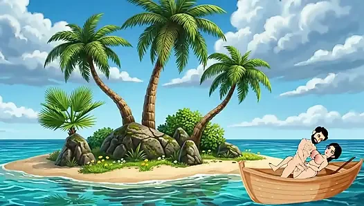 Koca ve karı teknede oturup denize gittiler ve orada koca, büyük penisli güzel bir karısını sevişti, büyük göğüslü güzel bir eş.