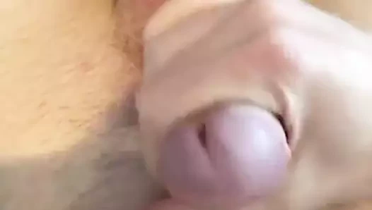 Okşayarak benim horoz meşe palamudu yakın çekim Mastürbasyon mastürbasyon