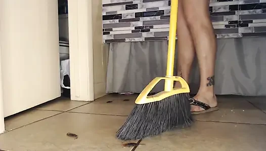Ahh! Fake Cockroach Stomp