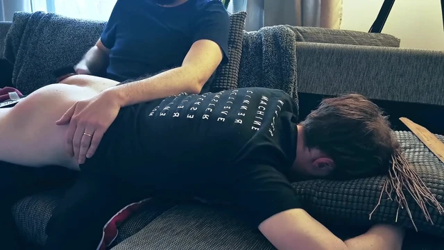 Amateur Boy Gets His First Spanking