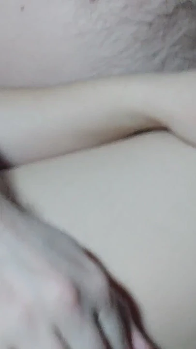 Stepbrother in my bed, helped cum without sex on my pussy | Clip 1