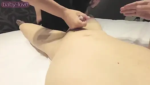 Çarpıcı evli güzelle açık havada özel çekim, döllemeyle biten yoğun bir çifte seans için geri dönüyor - bölüm2