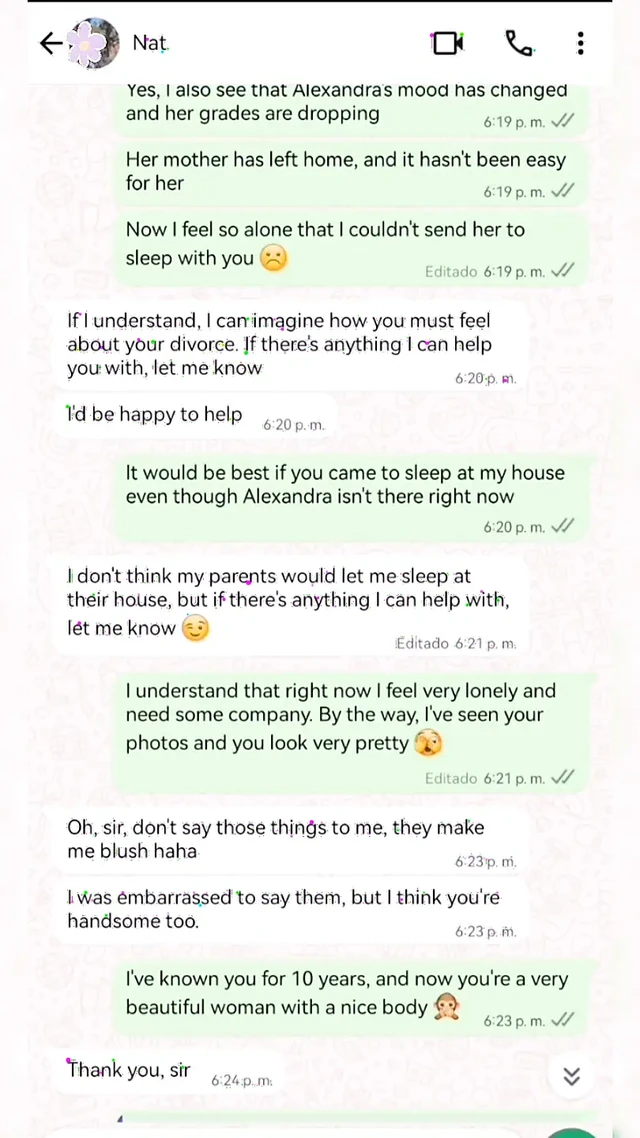 Üvey kızımın en iyi arkadaşıyla ateşli sohbet