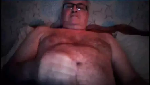 Dede kamerada boşalıyor