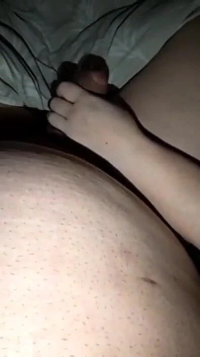 Step mom surprises step son and caress with love handjob his dick with her hands | Clip 1