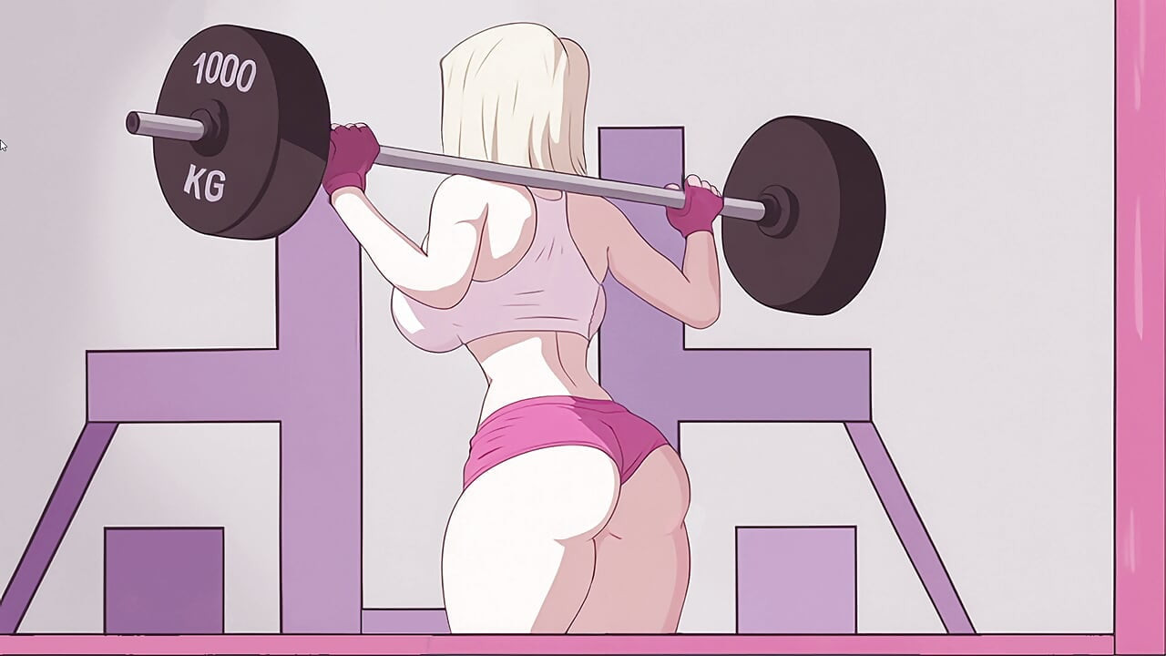 Boyutlararası arzu - Videl'i siktikten sonra Android 18'in spor salonunı ziyaret ediyor