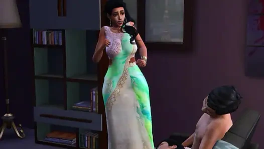 Fucking Step-Sister When Step-Aunty Walks In!