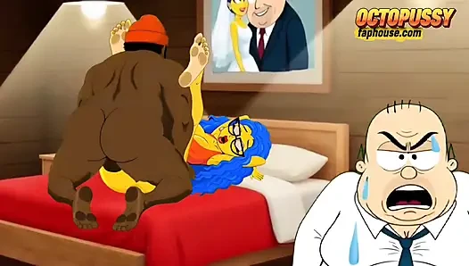Sürtük evli kadın: sadece kapa çeneni ve zenci bir adamın karını memnun ettiğini izle! En iyi sahne aldatma