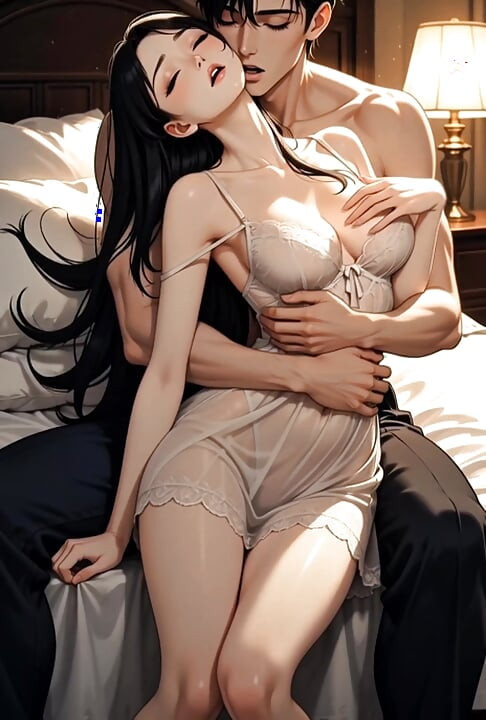 Hentai dijital tarz çekici genç romantik aşk klipleri