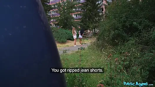 Public Agent - şanslı ajan alexis crystal ve lexi dona ile bodrumda üçlü seks yapıyor