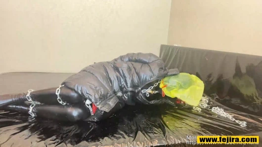 Fejira com aşağı ceket zincir öz esaret ve orgazm oyun