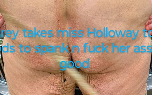 Bay Grey büyük götüne sert şaplak atmak için bayan koridoru ormana götürdü