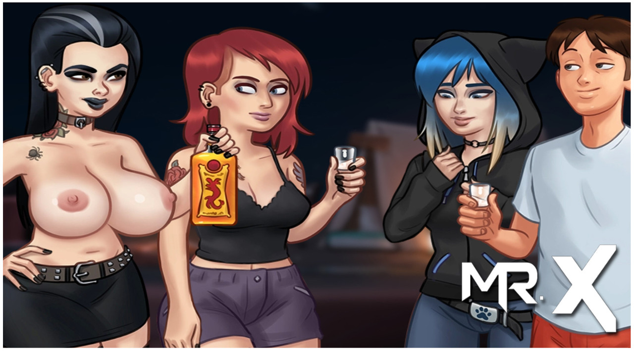 Summertimesaga - gotik kız e2 göğüslerini gösteriyor # 69