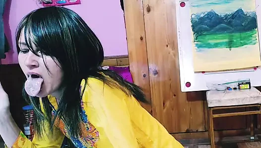 Benim için boşalma sahnesi.