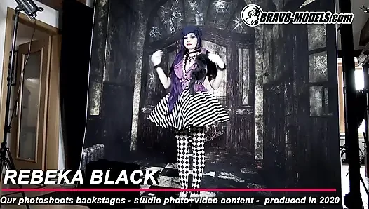 386-sahne arkası fotoğraf çekimi Rebeka Black - yetişkin