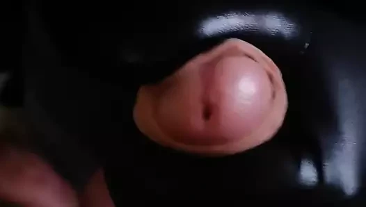 Bakış açısı pvc eldivenler mastürbasyon boşalma