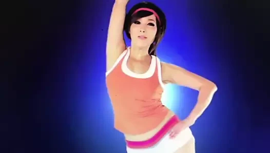 Korean milf jung da yeon egzersiz