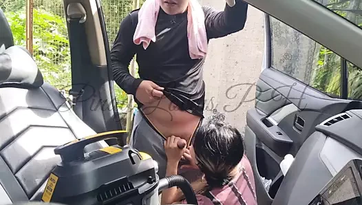 Hizmetçi patronu tarafından sikiliyor neredeyse açık havada seks yapıyor viral