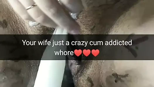 Karım çılgın bir cum bağımlısı hile yapan fahişe - sütlü mari