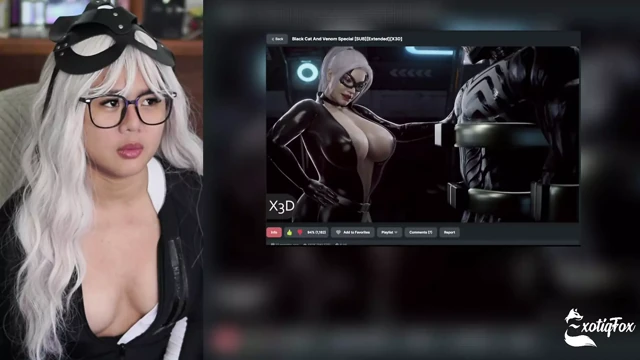 Bu seksi kitty orta yaşlı seksi kadın venom tarafından döllenmeyi seviyor - exotiqfox solo gooner kız mastürbasyon porno tepkisi sakso