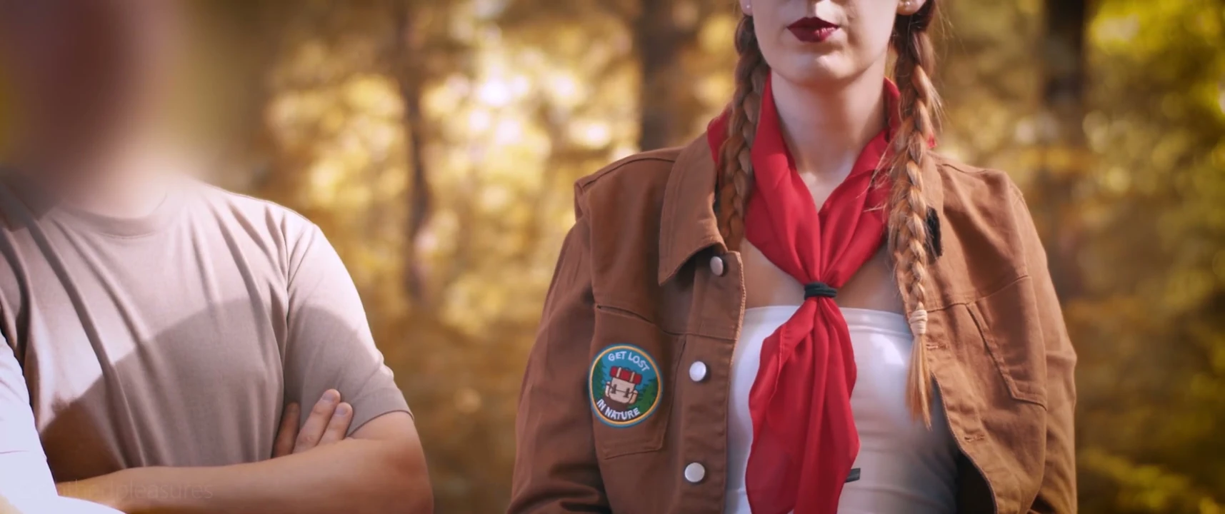 Disgusting! Young girl scout has to help perverted leader pee. – Clothedpleasures