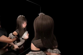 Vr sex- hizmetçi aynayı seviyor