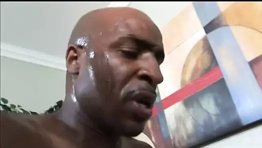 Ganimet siyah kız içinde ağ çorap berbat bir dev çük