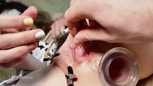 Küçük deliğimi genişletmeyi öğreniyorum